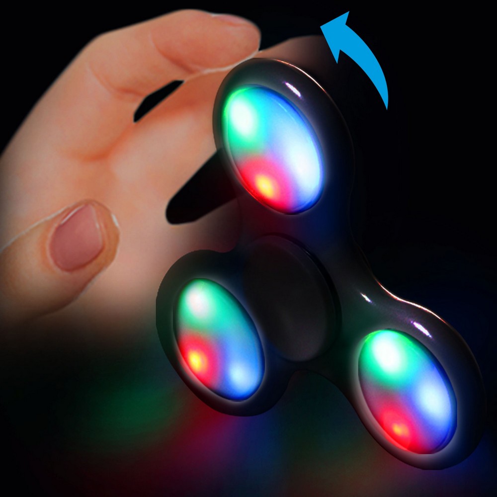 Fidget Bluetooth Fidget Spinners Light Up Fidget Spinners Camo LED Ligh...