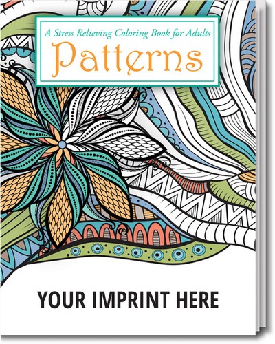 Custom Stress Relief Patterns Coloring Book Promotion Pros