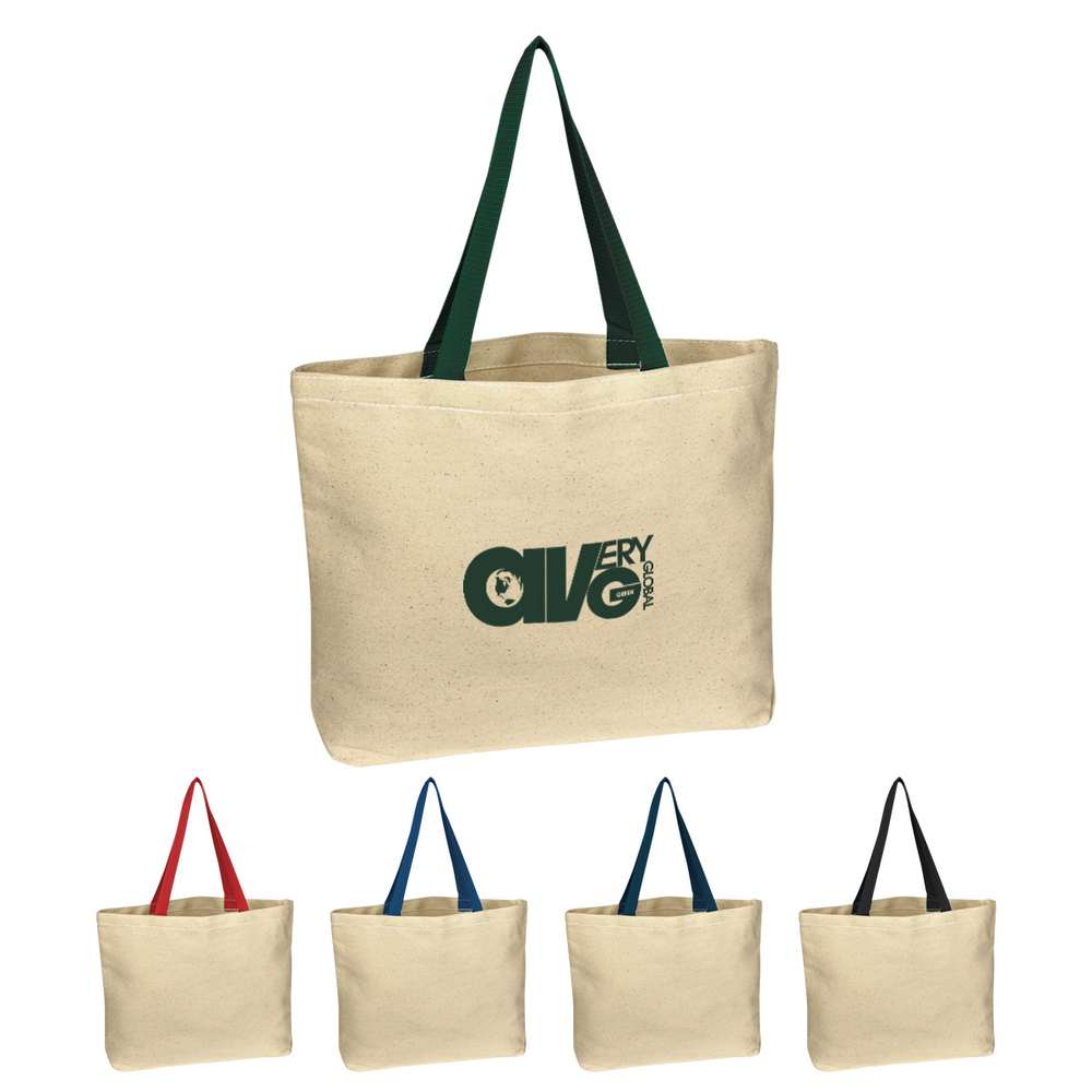 Natural Cotton Canvas Tote Bag - Screen Printed | Promotion Pros